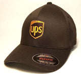 UPS FLEXFIT Hat Cap BROWN S/M  L/XL  XXL United Parcel Service 6277 FLEXFIT