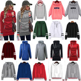 Womens Hoodie Sweatshirt Long Sleeve Hooded Pullover Hoody Jumper Sweaters Tops