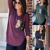 Women's Ladies Summer Loose Cotton Tops Long Sleeve Shirt Casual Blouse T-shirt