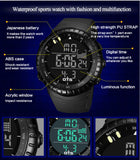 Men Military Army Sport Wrist Watch Analog Digital Waterproof Stainless Steel