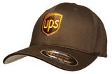 UPS FLEXFIT Hat Cap BROWN S/M  L/XL  XXL United Parcel Service 6277 FLEXFIT