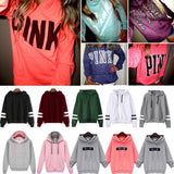 Womens Hoodie Sweatshirt Long Sleeve Hooded Pullover Hoody Jumper Sweaters Tops